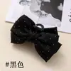 Pinza de Pinza Doble Cara Negra para Mujer, Accesorios para el Cabello de Alta Gama, Pinza de Tiburón Dulce de Princesa para el Cabello, Pinza para el Cabello para la Parte Posterior de la Cabeza