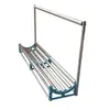 Máquina cortadora de tela, tendedero de tela, mesa de corte, rodillo simple, canaleta de alimentación manual de tela, soporte para tela, máquina alimentadora de tela