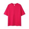 Camiseta lisa com placa de luz masculina 230g penteada compacta Sano fiada manga curta camiseta de fio duplo masculina atacado