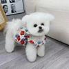 Vestido floral Ropa para mascotas Marzis Pomei Ropa para perros Ropa para gatos Invierno Lindo Ins