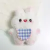 Lindo Colgante de Muñeca Cerdo Conejo Babero Accesorios Conejo Rubor Colgantes de Bolso Pequeño Regalo