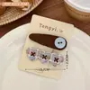 Novo conjunto fofo de presilhas de urso para meninas, presilhas versáteis para franja, presilhas laterais, presilhas decorativas para estudantes, acessórios de cabelo atacado