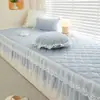 Esterilla para Ventana de Balcón, Esterilla para Repisa de Ventana, Lujo Ligero, Simple, Antideslizante, Todas las Estaciones, Cojín de Asiento Tatami Estilo Princesa con Encaje