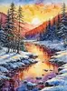 Set de paisaje transfronterizo pintura decorativa pintura de diamantes 5D DIY pintura decorativa de diamantes completos al por mayor, gran cantidad, buen precio, suministro de comercio exterior