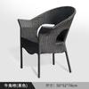 Direto da Fábrica cadeira de vime para exterior conjunto de três peças mesa e cadeiras de vime para pátio externo varanda conjunto de mesa e cadeiras de exterior para lazer
