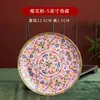 Prato de Cerâmica Esmaltada tamanho pequeno Prato Jingdezhen Estilo Palácio Chinês Prato de Cerâmica Hotel Prato para Ossos