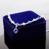 Moda Coreana Nova Chegada Pulseira Coração do Mar Coração de Pêssego Diamante Cristal Pulseira Acessórios Femininos Pulseira Atacado