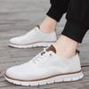 Verano Nuevo Top Bajo Moda Casual Zapatos Deportivos Malla Transpirable Fly-Knit Zapatos de Hombre Talla Grande Transfronteriza Zapatos Únicos de Moda