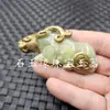 Pendente de jade antigo Xiuyu Zodíaco personagem dragão antigo parede antiga há mais pingentes para anos alça pendente de carro