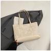 Bolsa de Ombro Casual Simples de Nicho Nova Verão 2025 Estilo Coreano Bolsa Tote Tendência Bolsa de Ombro da Moda Feminina