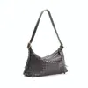 Bolsas tejidas a mano populares para mujer, Bolsos de mano modernos, sencillos y versátiles, Bolsos de hombro de nicho de alta gama, Bolsos de axila