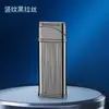 Encendedor delgado, portátil, recargable, a prueba de viento, encendedor de cigarros, cuerpo de metal, encendedor de regalo promocional, moderno