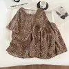 Comercio Exterior Venta al por Mayor Pijamas para Mujer Verano Algodón Nube Popular Cuello Redondo Versión Coreana Dibujos Animados Dulce y Linda Niña Ropa de Casa Moderna