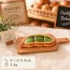 Brinquedo de Comida em Miniatura Simulada Saco de Pão com Água Alcalina Baguete Europeia Creme de Confeitar Acessórios DIY Boneca de Bolo Casa de Bonecas Decoração de Mesa