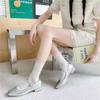 Calcetines bonitos para mujer, estilo japonés, transpirables, de color caramelo, huecos, de verano, finos, de tamaño mediano, de malla, huecos, de color.