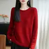 Suéter de Tricô Preto Novo Estilo Preguiçoso Outono 2026 para Mulheres, Versão Coreana, Caimento Relaxado, Manga Longa Emagrecedor, Top 100% Algodão
