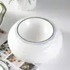 Melamina de Formato Especial Restaurante Imitação de Porcelana Peixe para Chucrute Bacia Triangular Tigela Grande Prato de Peixe de Plástico Prato de Coração Tigela com Borda Inclinada Comercial
