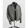 Chaqueta de Vuelo con Solapa Transfronteriza para Hombre Marca Trendy Casual Corta Americana Chaqueta Limpia Top Sense Primavera 2025