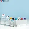 Fabricante em estoque frasco de baioneta marrom 50ml frasco Xilin moldado frasco para medicina de beleza médica frasco para líquido de injeção