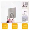 Gancho de Pared sin Taladro para Cocina y Baño, Gancho Doble para Detrás de la Puerta, Gancho de Pared para Ropa, Gancho Adhesivo, Perchero, Gancho Magnético