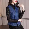 Tops Exteriores Cálidos de Alta Calidad para Madres, Reductores de Edad, Chaquetas Cortas, Chalecos Acolchados, Chalecos de Algodón y Chalecos