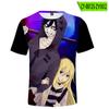 Angelsofdeath Periférico Estilo Coreano Casual 3D Camiseta de Manga Corta con Cuello Redondo para Mujer Moda al por Mayor Versátil