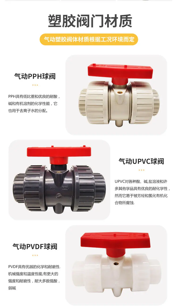 VEAPON   气动CPVC球阀