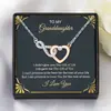 Amazon Transfronterizo Nuevo Colgante en Forma de Corazón Collar Corazón a Corazón Elegante Oro Rosa Figura de Ocho en Forma de Corazón