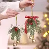 Decoraciones Navideñas Lazo Campanas Colgante Creativo Regalos para Niños Decoración de Entrada de Tienda Arreglo Accesorios Pequeños