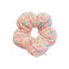Goma para el pelo de flor para niños, Tridimensional Linda Estilo Coreano, Cuerda para moño floral fresca, Coleta Scrunchie pequeño