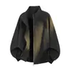 Chaqueta deconstructora Flying American 2026, chaqueta de béisbol holgada para hombre, cuello alto, nuevo estilo de otoño, corte holgado, para adolescentes