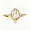Anillo de Plata de Ley S925 Art Source Huevo de Paloma con Diamante Brillante, Anillo Elegante y Único para el Día a Día, Anillo de Cola con Acabado de Alta Gama para Mujeres