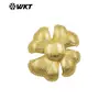 WT-JFE142 venda quente atacado latão formato de flor decoração diy acessórios feitos à mão para decoração de roupas