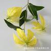 Simulación de flores, 3 lirios de llama, diseño de escena de boda, decoración del hogar, accesorios de fotografía de flores artificiales, fábrica al por mayor