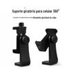 Tripé Clip para Celular 360 ao Vivo Clip de Tripé Clip para Transmissão ao Vivo Horizontal e Vertical Suporte Triângulo Universal Rotativo com Ampliação
