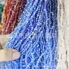 Cuentas de cristal para pastel redondas de 4 mm, obleas, doble vidrio plano, accesorios para joyería hechos a mano, aretes, collar, pasador, diadema DIY