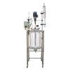 Reactor de Vidrio Encamisado de Laboratorio para Extracción por Destilación de 5L, Pequeño de Doble Pared con Calentamiento Eléctrico