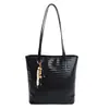 Bolso Tejido Nuevo para Mujer 2025 Bolso Tote de Gran Capacidad Moderno Versátil de Hombro Cruzado Bolso de Mano Casual para el Trabajo