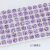 Rinestones Octagonales Corte Rosa para Uñas Dongzhou de 8 mm, Cristal Brillante Diamante de Imitación al por Mayor Accesorios para Aretes DIY