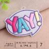 Yi bordado computador bordado carimbo cor sobremesa frutas série bonito bordado adesivos de pano roupas decoração adesivos patch