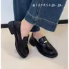 ¡Tallas 34-42! Piel Suave, Suela Suave~ Zapatos de Piel Retro para Mujer para el Trabajo, Mocasines Slip-On Estilo Británico con Moneda Dorada para Mujer