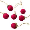NUCHI decoraciones navideñas transfronterizas fieltro de lana pequeña piña bellota diy decoración árbol de Navidad accesorios corona