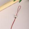 Corda trançada artesanal DIY Cordão de telefone móvel Pingente de borla Corda avançada Dongling Jade Ruyi Pingente Corda com corda pendurada