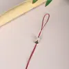 Corda Tecida à Mão DIY Cordão para Celular Pingente de Borla Corda de Alta Qualidade Corda com Pingente Ruyi de Aventurina com Pendurador de Corda