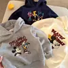 Sudadera infantil 2026 bizca invierno nuevo caricatura engrosada sudadera para niños y niñas bebé con capucha jersey de moda