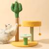Estrutura de Escalada para Gatos Brinquedo Pequeno para Gatos Arranhador para Gatos Plataforma de Salto para Gatos Girassol Criativo Poste Arranhador de Sisal para Gatos Suprimentos para Gatos Venda por Atacado