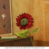 Leyouyi Varilla de Moldeo por Inyección Artificial Flor Artificial de Girasol Individual Girasol Estilo Europeo Decoración para el Hogar Girasol Pastoral