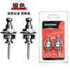 Paquete de 2 Cordales Antideslizantes para Guitarra Eléctrica, Cerraduras de Correa para Guitarra Acústica, Cerraduras de Correa para Mástil de Bajo Eléctrico, Accesorios para Botones de Correa
