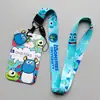 Animación de Dibujos Animados Funda Rígida para Tarjeta de Autobús de Empuje Térmico Tarjeta de Estudiante de Transferencia Térmica Tarjeta de Comida de Campus de Estudiante Lanyard de Poliéster Monstruo Grande