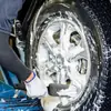 Cepillo para Neumáticos de Coche Herramienta de Limpieza para Coche Tela Trenzada de Microfibra Cepillo Limpiador de Neumáticos No Daña la Pintura del Coche Cepillo para Ruedas